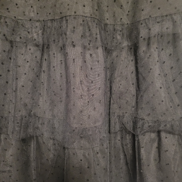 White Birch Sheer Polka-dot Top Size M - Picture 3 of 5